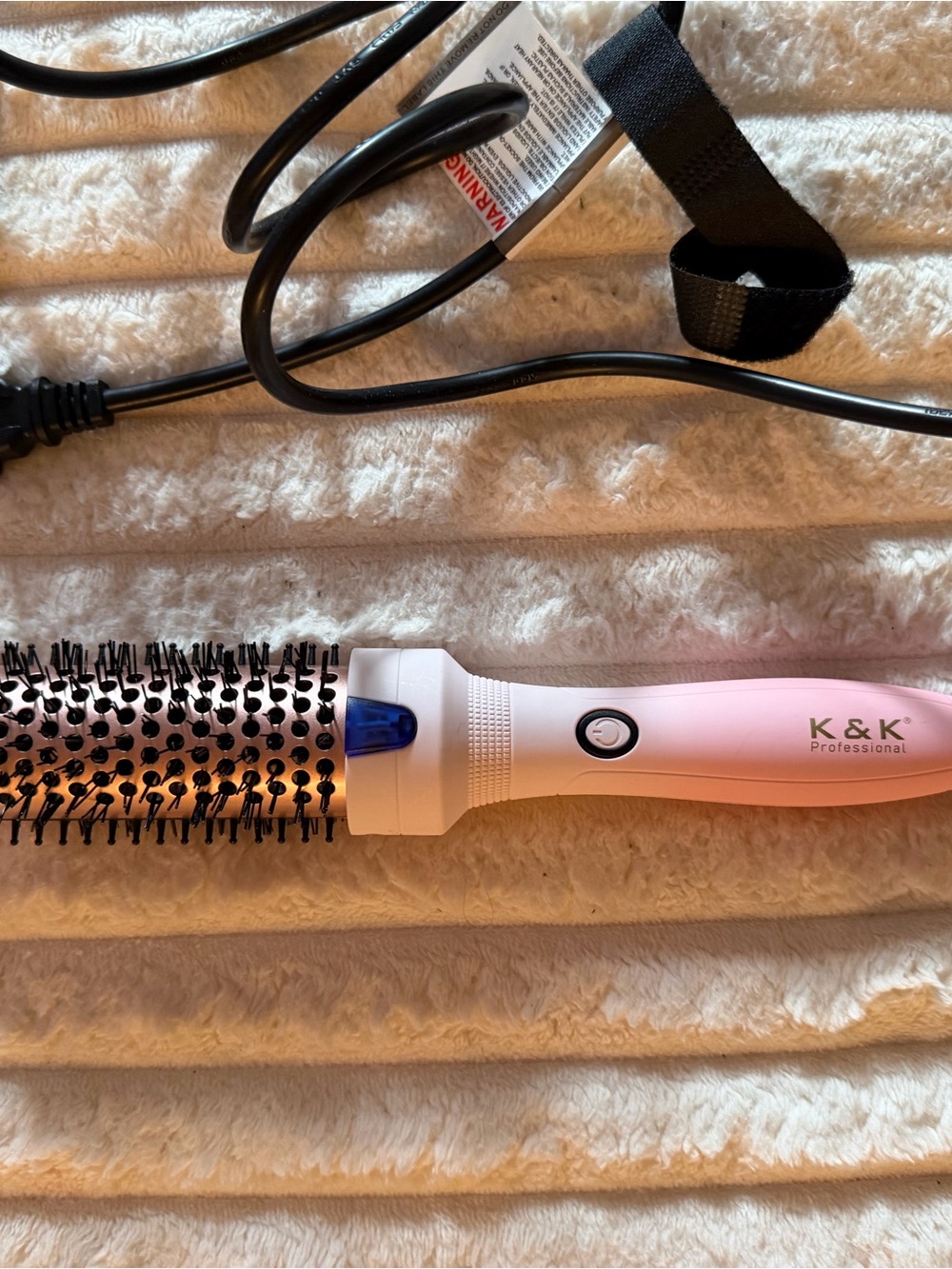 Pink Hot Air Round Brush - Volumizing Styler